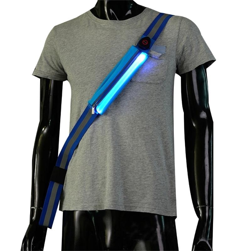 High And Running Gear - T3LB Hoge zichtbaarheid LED-reflecterende riem Sjerp