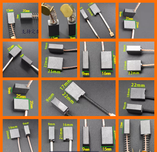 Running Gear Motor - Loopbandborstel, loopbandborstel, 4 stks/partij, verschillende maten,