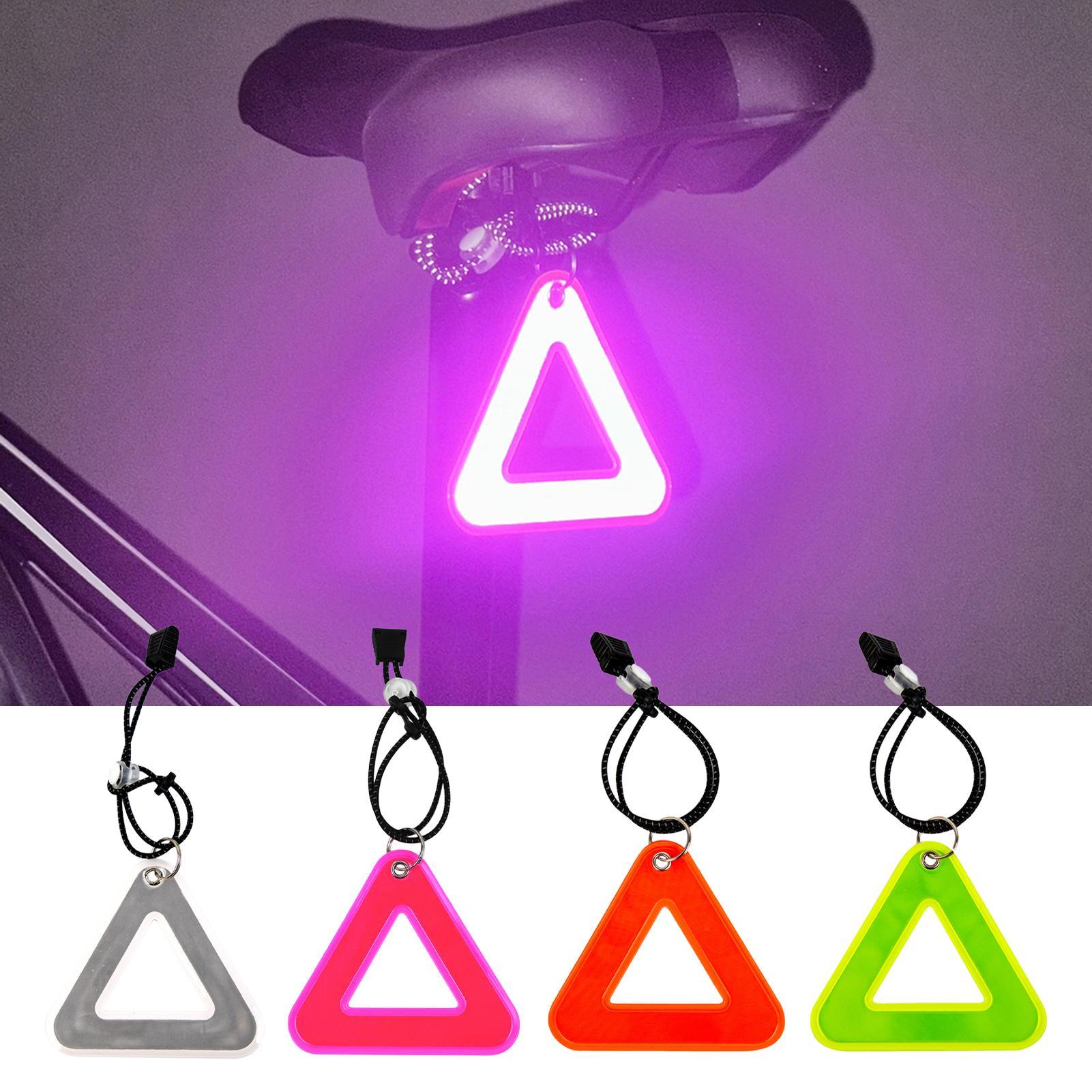 High And Running Gear - Reflecterende hangers Hoge zichtbaarheid Driehoek Veiligheidsfietstoebehoren