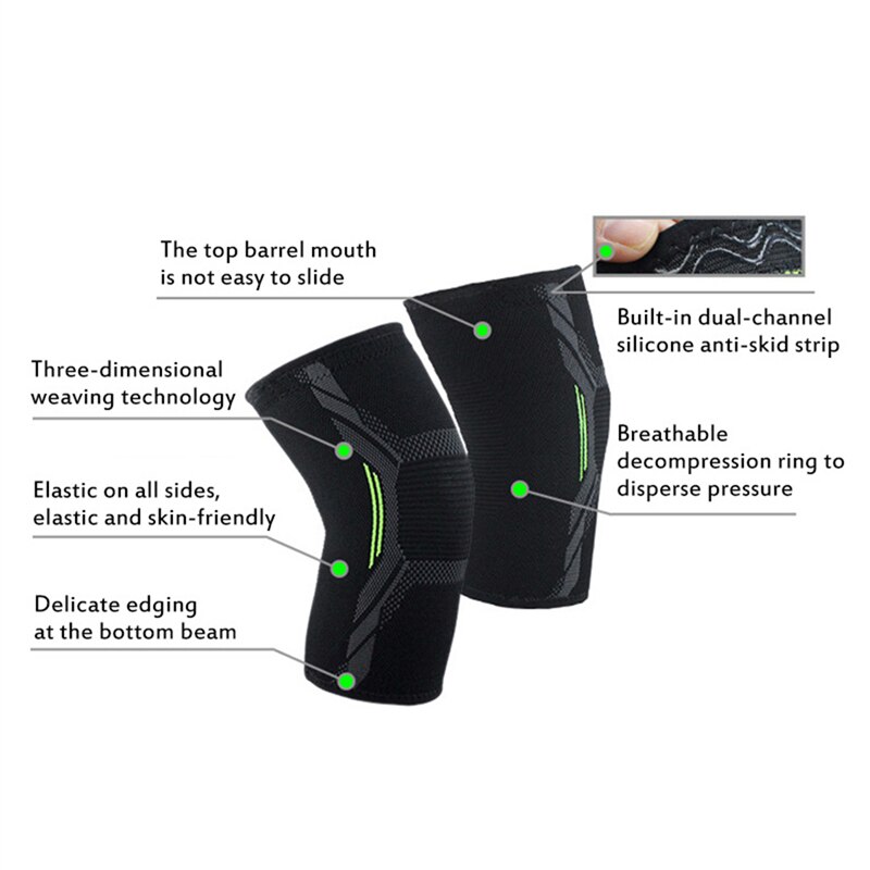 Enkele kniebeschermer Gebreid  - Running Gear Knee recensie en prijs