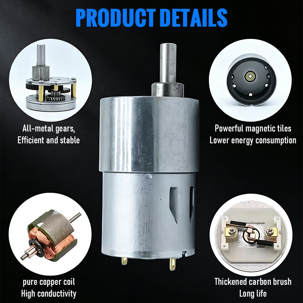 Tungfull DC-reductiemotor met  - Running Gear Motor recensie en prijs