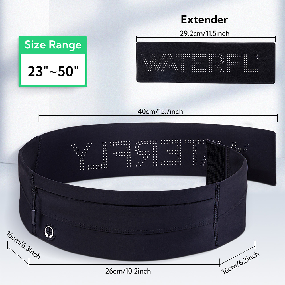 WATERFLY hardloopriem heuptasj - Running Gear Belt recensie en prijs