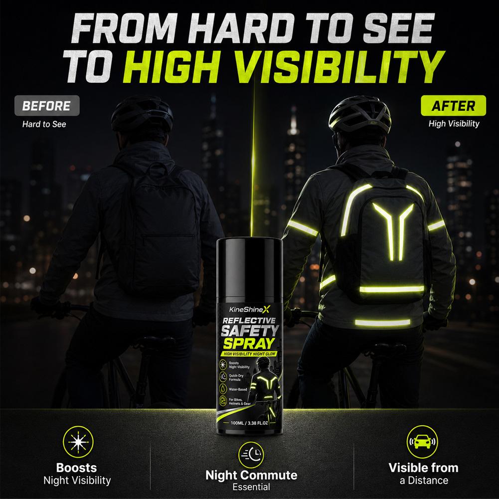 Reflecterende veiligheidsspray - High And Running Gear recensie en prijs