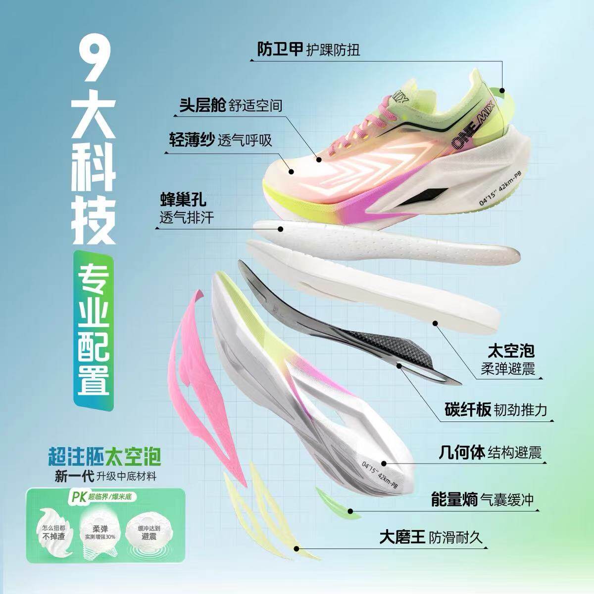 OneMix Marathon-hardloopschoen - Running Shoe Carbon recensie en prijs
